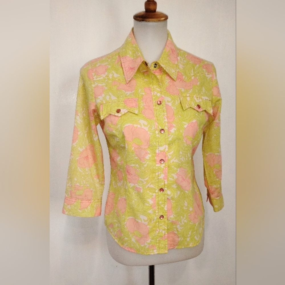 RETRO WESTERN ODILLE BLOUSE - Picture 4 of 9